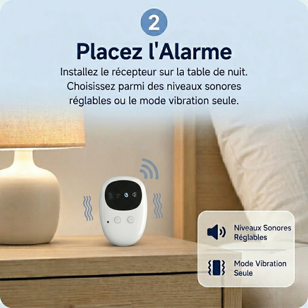 Étape 2 : Posez l'alarme